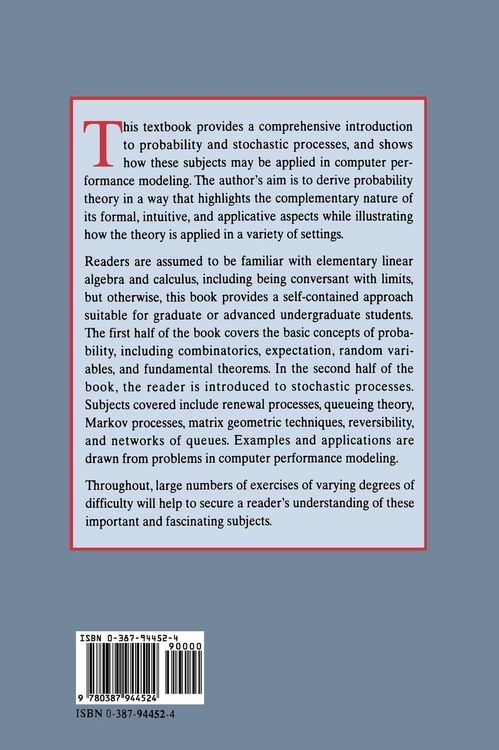 Produktbild: Probability, Stochastic Processes, and Queueing Theory