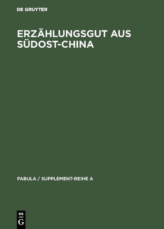 Produktbild: Erz&auml;hlungsgut aus S&uuml;dost-China