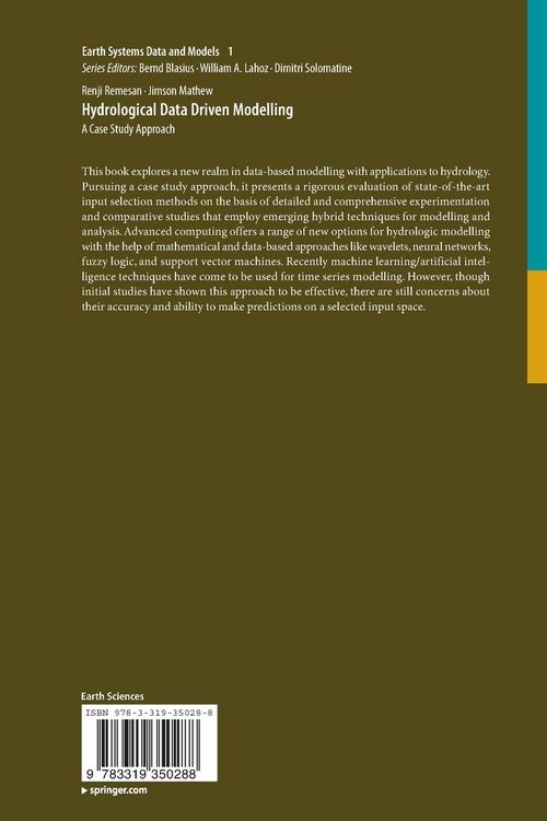Produktbild: Hydrological Data Driven Modelling