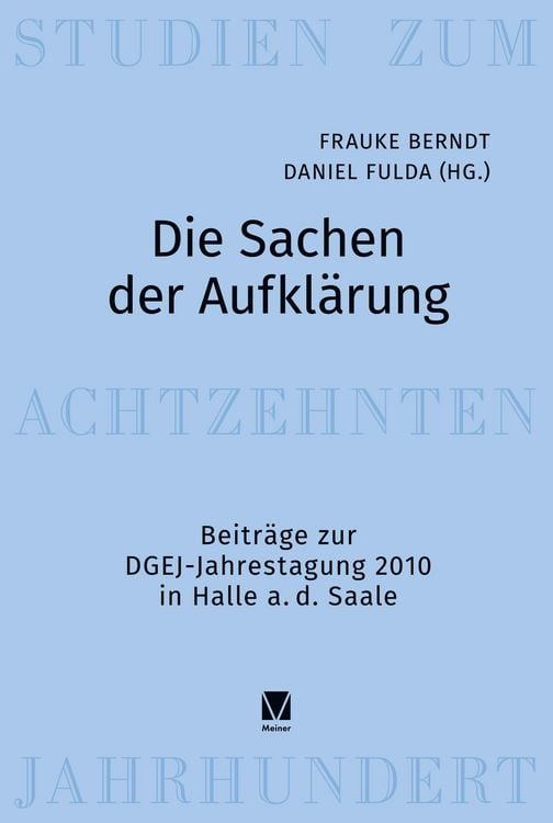 Produktbild: Die Sachen der Aufkl&auml;rung