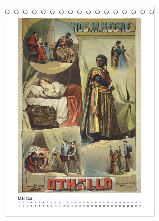 Produktbild: NOSTALGIE Poster aus Film, Theater und Werbung (Tischkalender 2026 DIN A5 hoch), CALVENDO Monatskalender