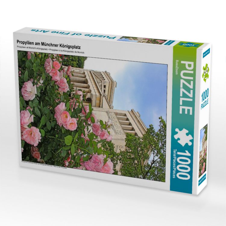 Produktbild: CALVENDO Puzzle Propyl&auml;en am M&uuml;nchner K&ouml;nigsplatz | 1000 Teile Lege-Gr&ouml;&szlig;e 64x48cm Foto-Puzzle f&uuml;r gl&uuml;ckliche Stunden