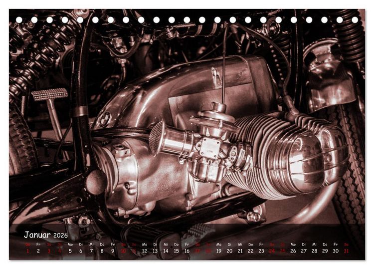 Produktbild: Custombikes 2026 (Tischkalender 2026 DIN A5 quer), CALVENDO Monatskalender