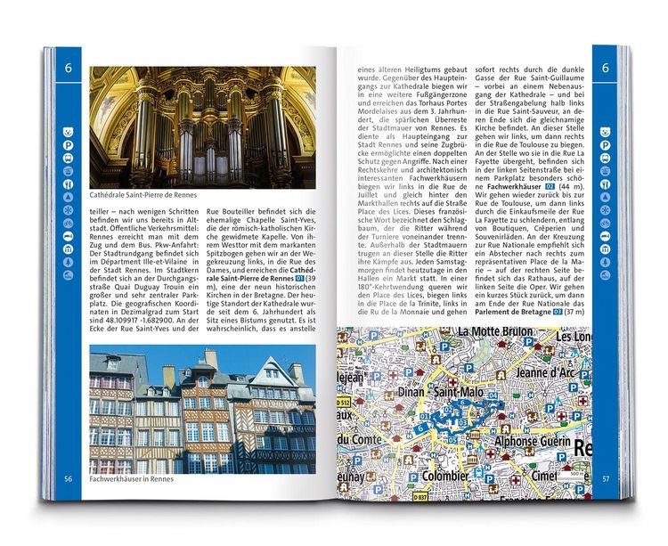 Produktbild: KOMPASS Wanderf&uuml;hrer Bretagne, vom Mont-Saint-Michel bis Saint-Nazaire, 55 Touren mit Extra-Tourenkarte