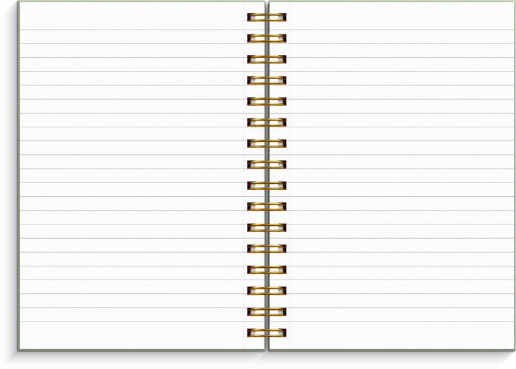 Produktbild: Burde Notizbuch A5 gr&uuml;n
