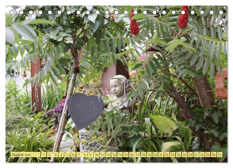 Produktbild: Gartenzauber (Tischkalender 2026 DIN A5 quer), CALVENDO Monatskalender