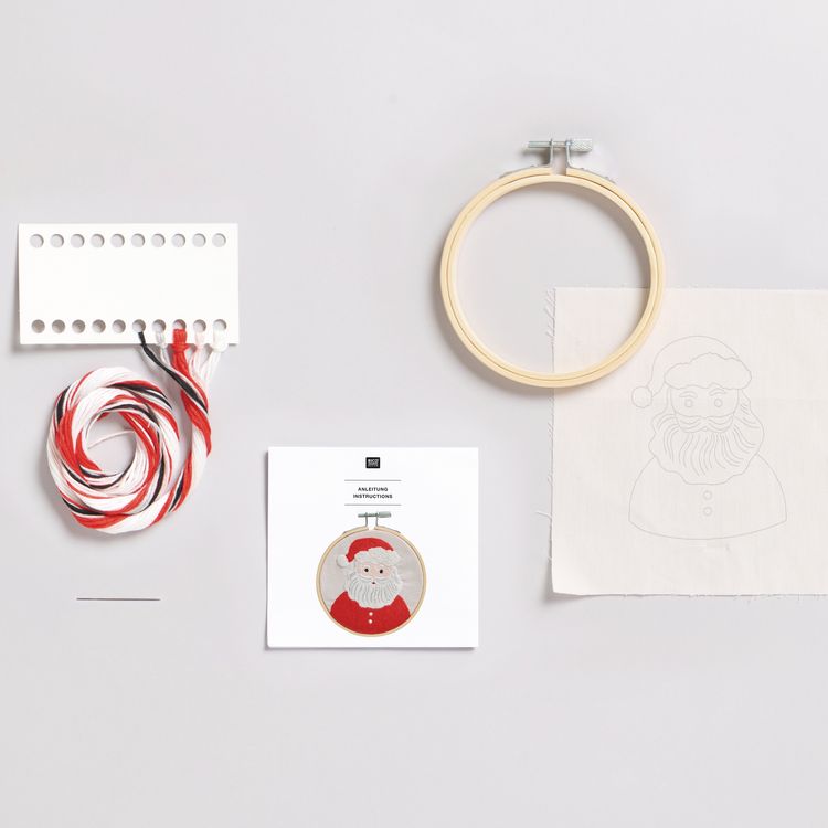 Produktbild: Stickpackung Vorgezeichnet, Portrait Santa