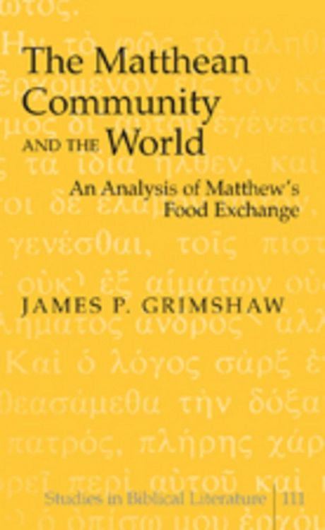 Produktbild: The Matthean Community and the World