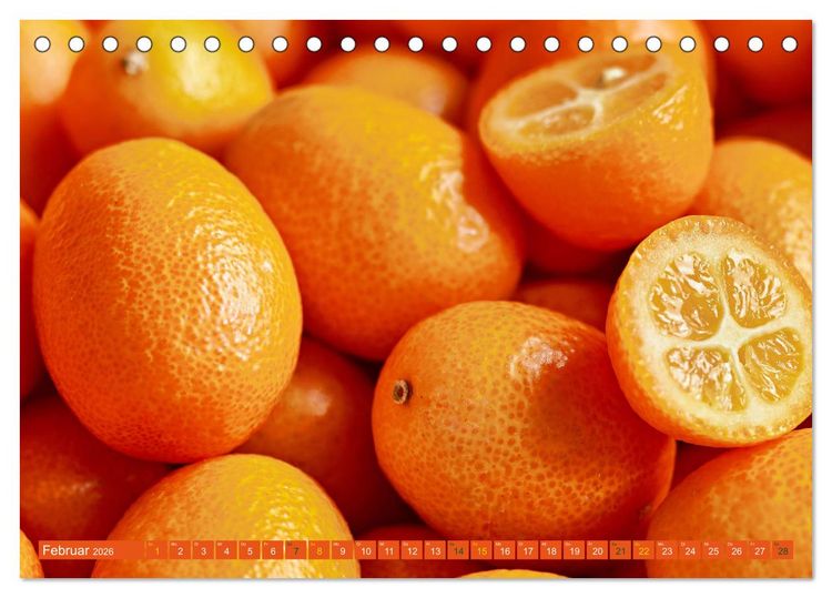 Produktbild: ORANGE - Gem&uuml;se und Obst -Vitaminreich (Tischkalender 2026 DIN A5 quer), CALVENDO Monatskalender