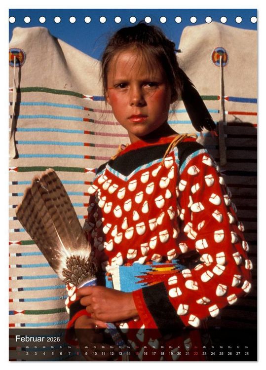 Produktbild: Indianer, Portrait Collection 1 (Tischkalender 2026 DIN A5 hoch), CALVENDO Monatskalender