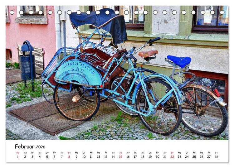 Produktbild: Velomantisch - Radimpressionen (Tischkalender 2026 DIN A5 quer), CALVENDO Monatskalender