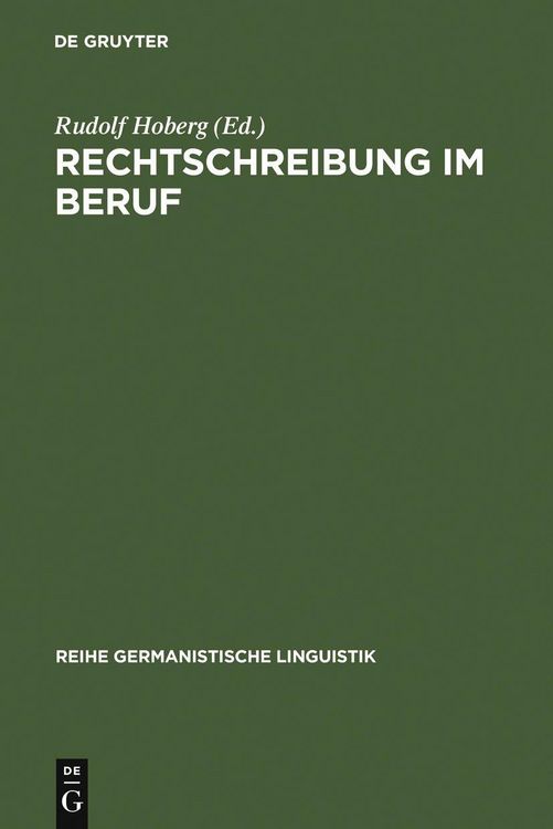 Produktbild: Rechtschreibung im Beruf