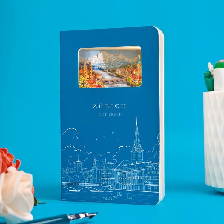 Produktbild: Notizbuch 3D Z&uuml;rich
