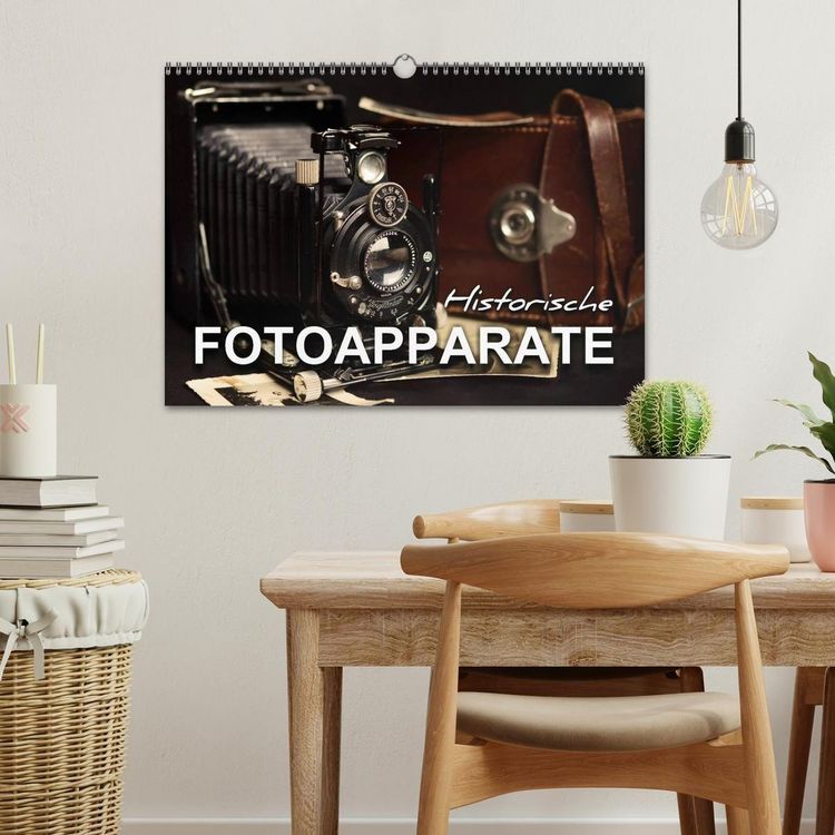 Produktbild: Historische Fotoapparate (Wandkalender 2026 DIN A3 quer), CALVENDO Monatskalender