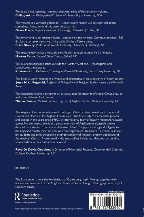Produktbild: Growth and Decline in the Anglican Communion