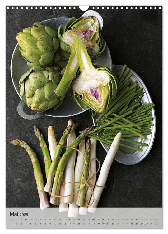 Produktbild: TEUBNER VEGETARISCH (Wandkalender 2026 DIN A3 hoch), CALVENDO Monatskalender