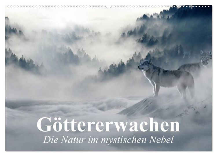 Produktbild: G&ouml;ttererwachen. Die Natur im mystischen Nebel (Wandkalender 2026 DIN A2 quer), CALVENDO Monatskalender