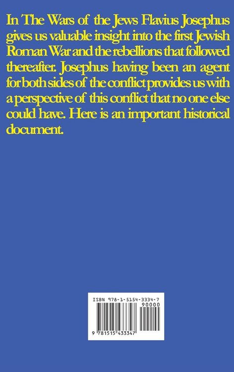Produktbild: THE WARS OF THE JEWS or History of the Destruction of Jerusalem