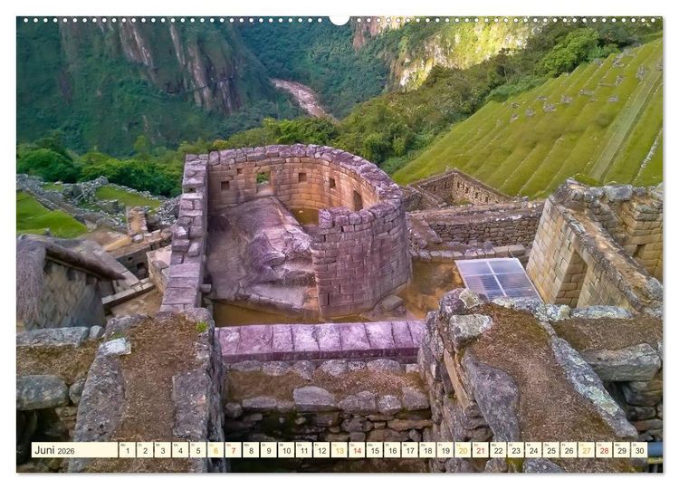 Produktbild: Machu Picchu - Stadt der Inka (hochwertiger Premium Wandkalender 2026 DIN A2 quer), Kunstdruck in Hochglanz