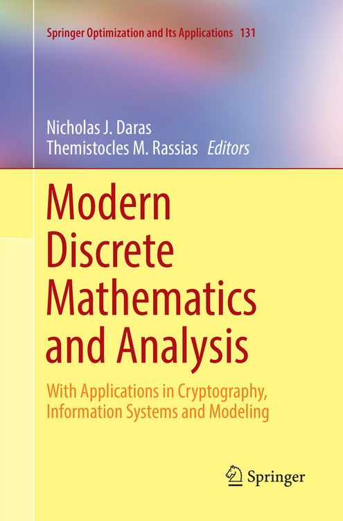 Produktbild: Modern Discrete Mathematics and Analysis