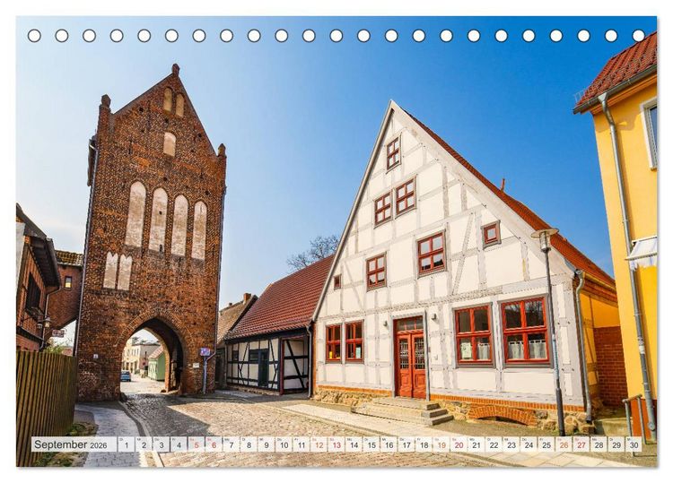 Produktbild: Grimmen Impressionen (Tischkalender 2026 DIN A5 quer), CALVENDO Monatskalender