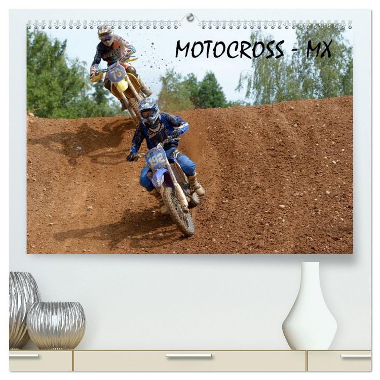 Produktbild: Motocross - MX UK-Version (High Quality Premium Wall Calendar 2027 DIN A2 landscape),CALVENDO 12 Month Wall Calendar