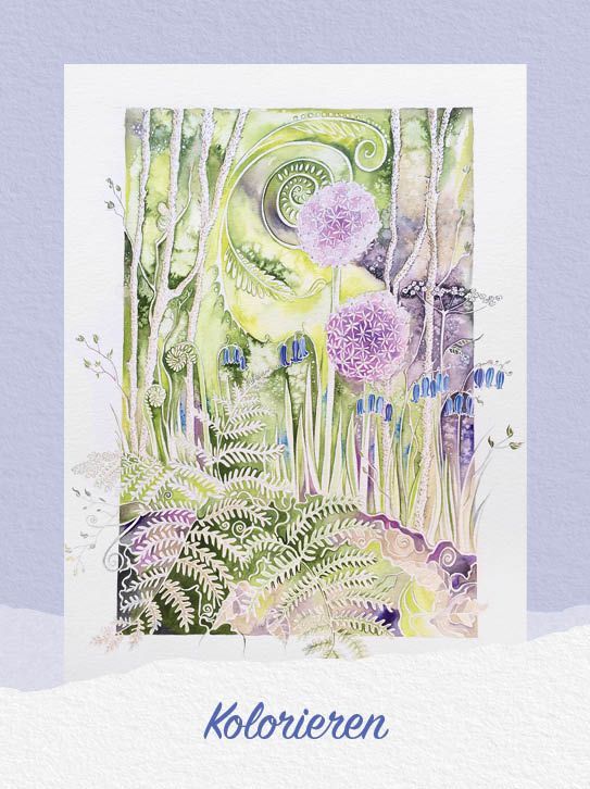 Produktbild: 55 x malen &ndash; Aquarell-Effekte: Das Kartenset f&uuml;r deine Watercolor-Praxis