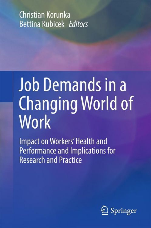 Produktbild: Job Demands in a Changing World of Work