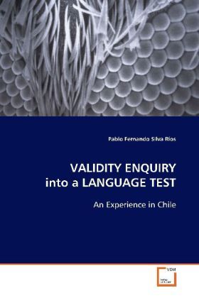 Produktbild: Silva R&iacute;os, P: Validity Enquiryinto Alanguage Test