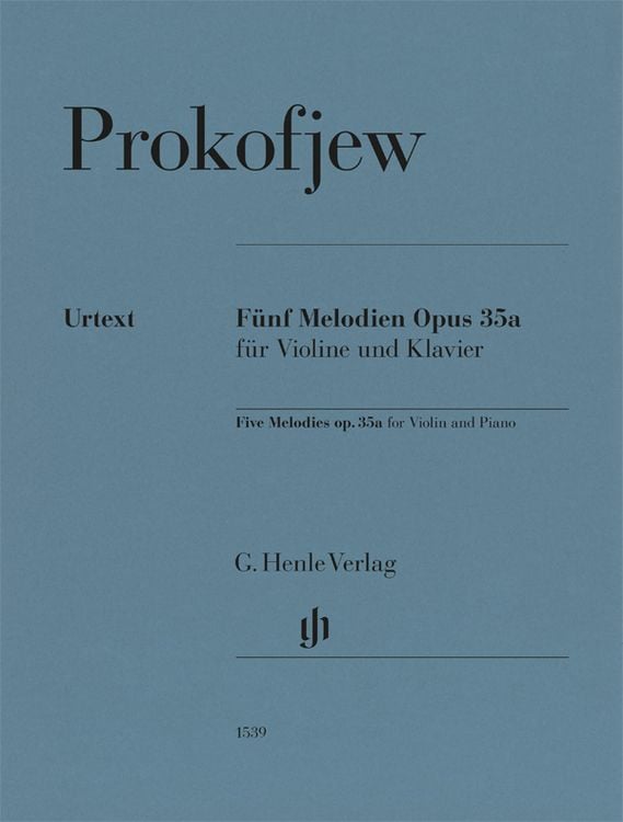 Produktbild: Sergej Prokofjew - Fünf Melodien op. 35a