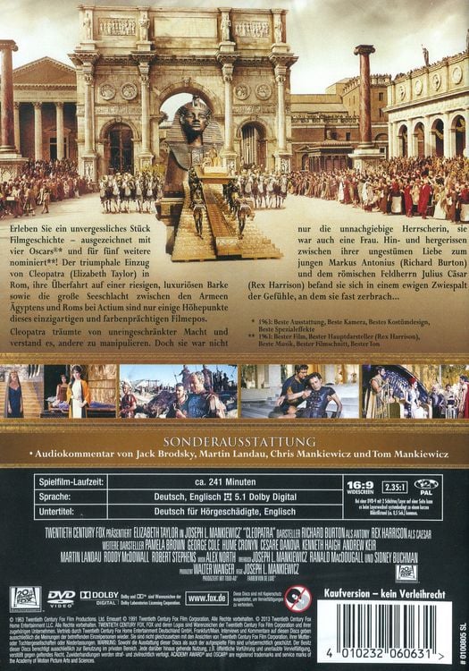 Produktbild: Cleopatra [2 DVDs]