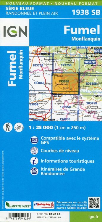 Produktbild: Fumel-Monflanquin 1:25 000