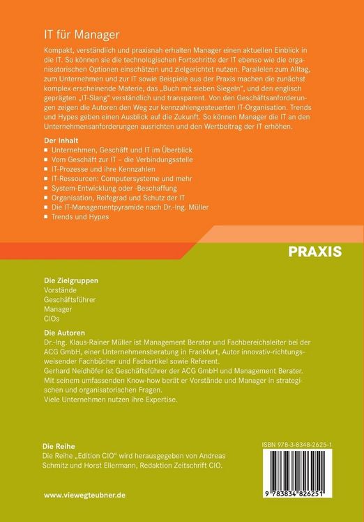 Produktbild: IT f&uuml;r Manager