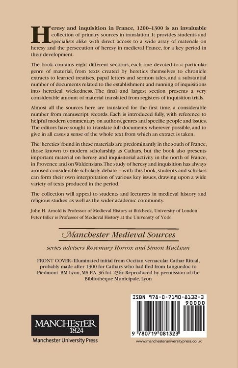 Produktbild: Heresy and inquisition in France, 1200-1300