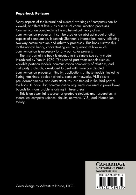 Produktbild: Communication Complexity