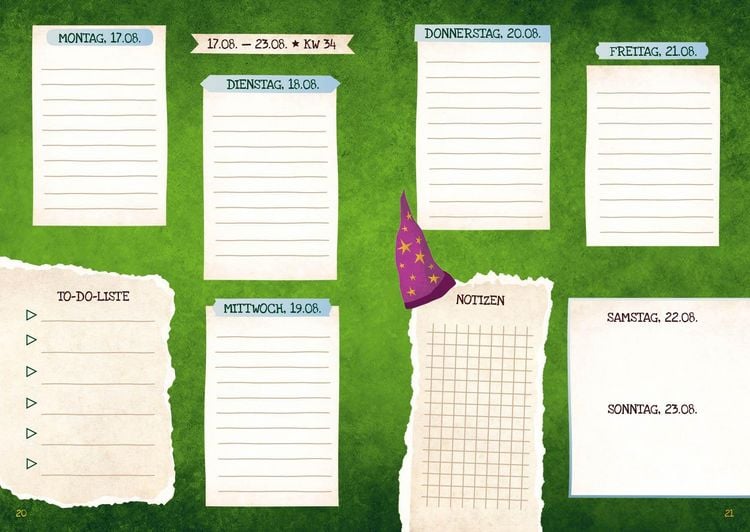 Produktbild: Mein Sch&uuml;lerkalender f&uuml;r Harry Potter-Fans 2026/2027
