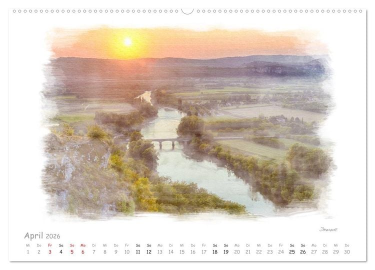 Produktbild: Romantisches P&eacute;rigord (Wandkalender 2026 DIN A2 quer), CALVENDO Monatskalender