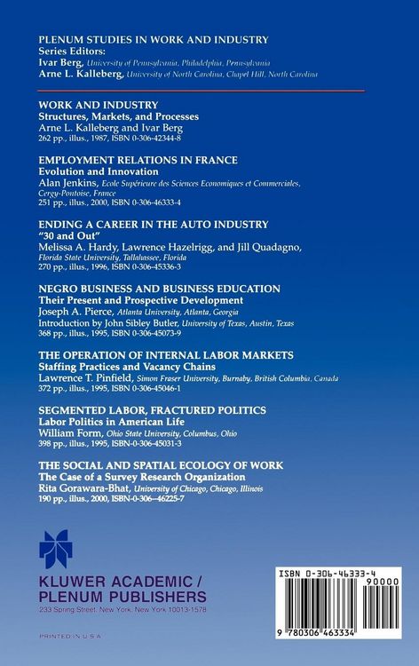 Produktbild: Employment Relations in France