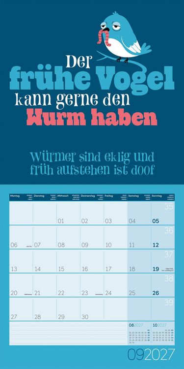 Produktbild: Einspruch Kalender 2027 - 30x30 - Art12
