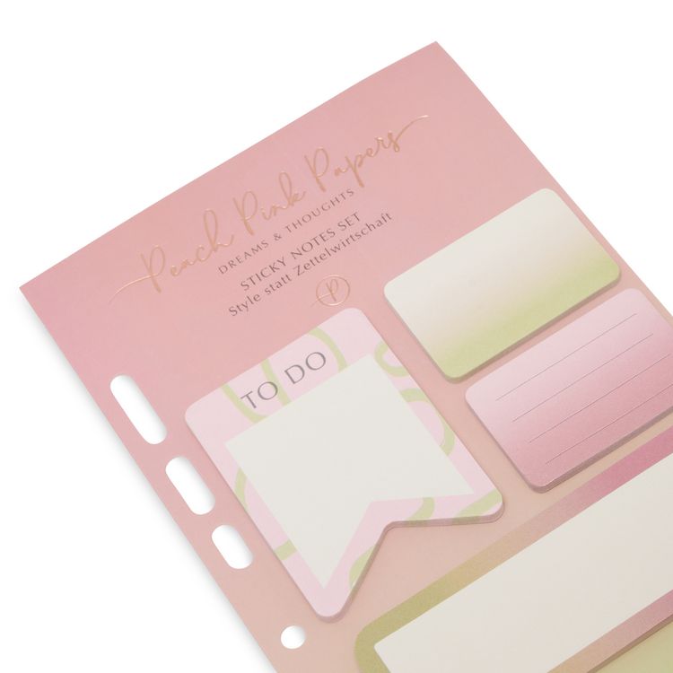 Produktbild: Haftnotizen-Set 6-teilig, Pink Matcha