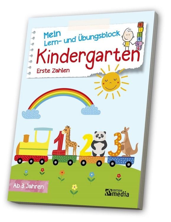 Produktbild: Mein Lern- & &Uuml;bungsblock<BR>Kindergarten: Erste Zahlen