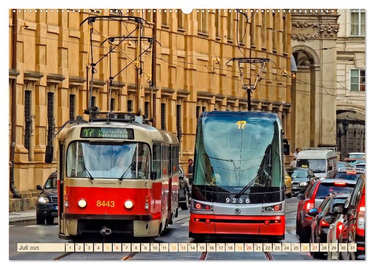 Produktbild: Ich fahre gern Stra&szlig;enbahn (Wandkalender 2025 DIN A2 quer), CALVENDO Monatskalender