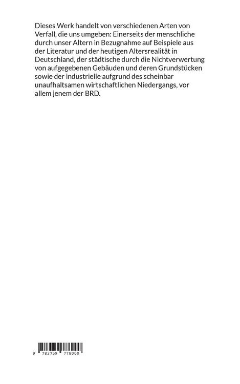 Produktbild: Verfall