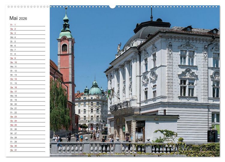 Produktbild: Zw&ouml;lf mal Europa (Wandkalender 2026 DIN A2 quer), CALVENDO Monatskalender