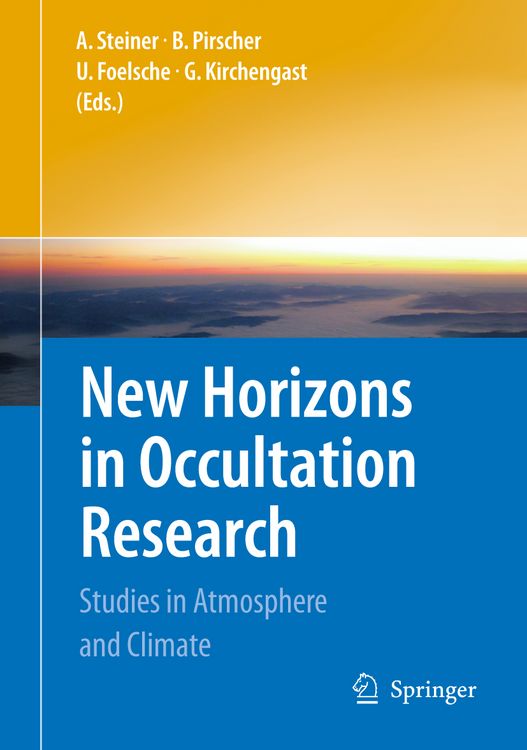 Produktbild: New Horizons in Occultation Research
