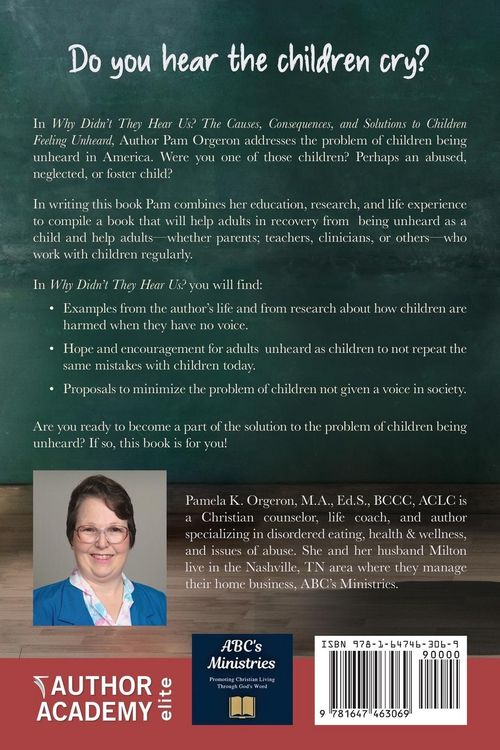 Produktbild: Why Didn't They Hear Us? The Causes, Consequences, and Solutions to Children Feeling Unheard