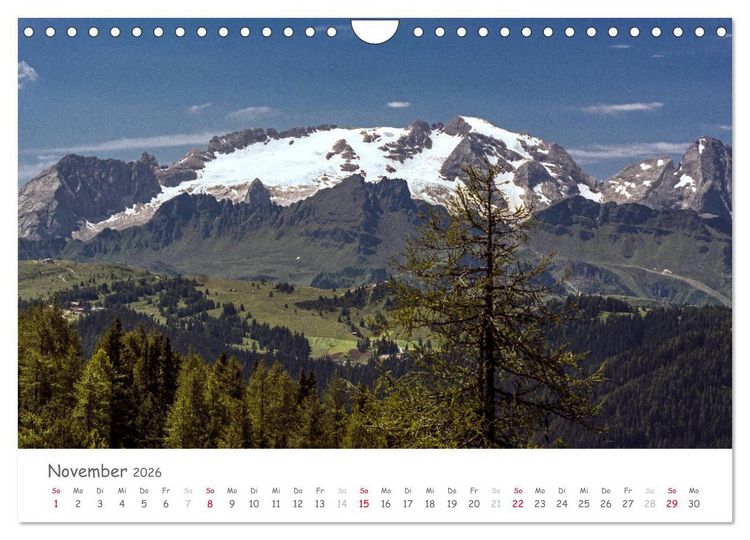 Produktbild: S&uuml;dtirol - Land der Berge und Seen (Wandkalender 2026 DIN A4 quer), CALVENDO Monatskalender