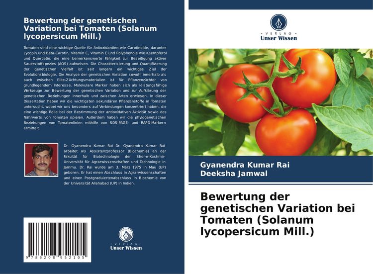 Produktbild: Bewertung der genetischen Variation bei Tomaten (Solanum lycopersicum Mill.)