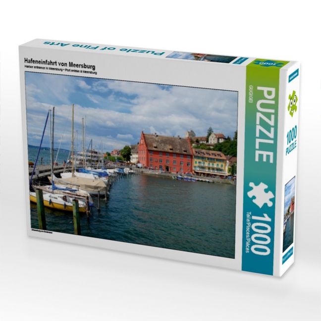Produktbild: CALVENDO Puzzle Hafeneinfahrt von Meersburg | 1000 Teile Lege-Gr&ouml;&szlig;e 64x48cm Foto-Puzzle f&uuml;r gl&uuml;ckliche Stunden