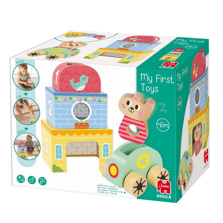 Produktbild: Goula 1110100487 - My First Toys, Mein erstes Spielzeug, Motorikspielzeug ab 6 Monaten